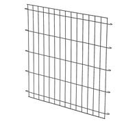 MidWest Homes for Pets Modèle 02DP Panneau de séparation pour cage de chien de 60,96 cm ; convient aux modèles 1624, 1624DD, 1924 et 724UP ; revêtement de finition noir