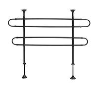 Midwest Homes for Pets Modèle 10, Barrière de séparation 4 tubes pour SUV, Noir