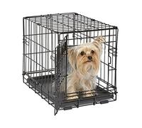 MidWest Homes for Pets Modèle 1518 Cage pour Chiens iCrate 45,72 cm, modèle amélioré, Une Porte, Noir