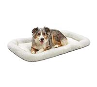 MidWest Homes for Pets Modèle 40242 Lit pour Chien en Polaire Blanche de 106,69 cm de Long, Blanc