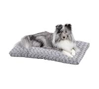 MidWest Homes for Pets Modèle 40630-SGB Lit en peluche 76,2 cm de long pour chiens/chats de race miniature ; motif ondulé ombré ; gris