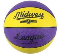 Midwest ligue de basket-ball en caoutchouc jaune/violet taille 3 Jaune G