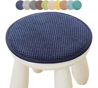 Miecoae Coussin pour Tabouret de Bar Rond Coussins Ronds Antidérapants pour Chaise de Salle à Manger, Jardin, Maison, Intérieur et Extérieur(D9,Diameter 35cm)