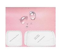 Miecoae Housse Coussin Dossier Salon De Jardin 89% Impermeable Housses Coussins pour Canapé Banc Matelas Intérieur Extérieur Cuisine Tatami D'épaisseur Gros sur Mesure 5cm Hauteur(Rose,135x35 cm)