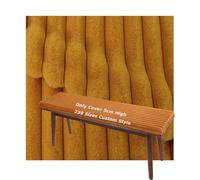 Miecoae Housse De Matelas Banc sur Mesure Rechange pour Lit Chien Coussin Chaise Jardin Couverture Remplacement Cuisine Housses Coussins Exterieures 5cm Hauteur Peluche Velours Hiver(Orange,135x35cm)