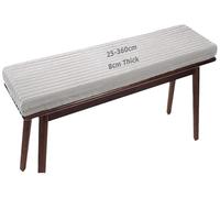 Miecoae Matelas pour Banquette Banc De Jardin Coussins Balançoire Coussin Chaise Exterieur Terrasse Intérieur Sol Capitonné Rond Rectangulaire Carré 8cm Épais Peluche Velours Hiver(65x40 cm)