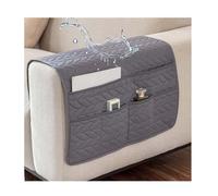 Miecoae Organiseur De Canapé 6 Poches Porte-Bouteille Sac Rangement À Suspendre D'accoudoir pour Bouteille Magazines Livres Housses Accoudoirs Chaise Protège-Bras Meubles Décoration(Gris foncé)