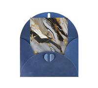 MIEKGPS Cartes de vœux de luxe à motif marbré pour toutes les occasions - Pour anniversaire, remerciement, condoléances et Noël