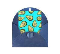 MIEKGPS Cartes de vœux pour toutes les occasions - Avocat - Fruits tropicaux frais - Pour anniversaire, remerciement, condoléances - Noël