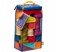 Miękkie klocki sensoryczne - duży zestaw 26 elementów Color, B.Toys
