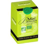 MIEL BESACIER - Gelée Royale Bio Revitalisante, Texture Pure et Naturelle (Pot 25g) - Le lot de 2