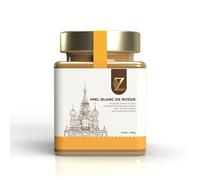 Miel Blanc de Russie - 300g - 100% Naturel, récolté dans les forêts d'Altaï en Russie