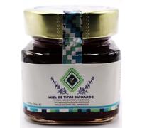 Miel Cru de thym du Maroc Vraie Premium - 175g - 100% Pur - Recueilli Au Maroc. Une Grande Variété De Saveurs Délicieuses.