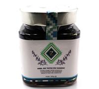 Miel Cru de thym du Maroc Vraie Premium -300g 100% Pur - Recueilli Au Maroc - De La Qualité La Plus Fine, Une Grande Variété De Saveurs Délicieuses.