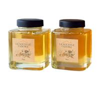 Miel d’Acacia 100% Naturel, Pur, Sans Sucre, Sans Additifs | Goût Doux | Miel Premium 2 х 500 g en Pot en Verre | Énergie, Immunité, Cadeau Gourmet Santé | Le Souffle d’Adore