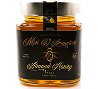 Miel d’amandier -100% naturel Pot de 300g, de La Qualité La Plus Fine certifier par Cetam 100% brut, Une Grande Variété De Saveurs Délicieuses.