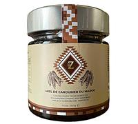 Miel de Caroubier du Maroc 300g- 100% Naturel, Récolté dans la Région de Souss Massa Draa, un miel Rare et unique
