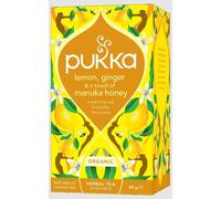Miel de citron, gingembre et manuka Pukka - 20 sachets (paquet de 4)