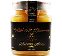 Miel de Lavande du Maroc, 300g - Sans OGM, Sans Cruauté, Sans Additifs - Arôme Floral, Goût Riche