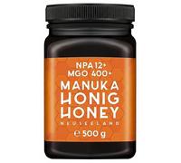 Miel de Manuka MELPURA MGO 400+ 500 g de Nouvelle-Zélande, certifié naturel et à forte teneur en méthylglyoxal - Testé en laboratoire, origine vérifiée, commerce équitable directement du producteur