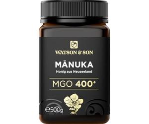 Miel de Manuka MGO 400+ 500g de Watson & Son | Qualité Premium certifiée de Nouvelle-Zélande