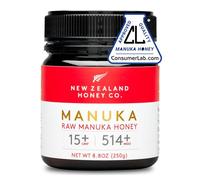 Miel de Manuka MGO 514+ UMF 15+, testé en laboratoire, brut, 250g