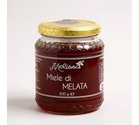Miel de miellat, Apiculture Melissa, miel brut naturel, non pasteurisé, production artisanale, Miel 100% italien (Avellino), poids 500g