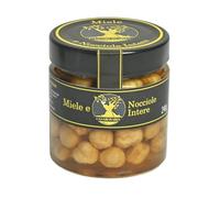 Miel de printemps léger Casa Bonaria Millefiori aux noisettes du Piémont IGP, 240 g, miel artisanal italien, naturel et filtré, idéal pour le petit-déjeuner.
