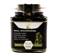 Miel d'Euphorbe 100% pur & Naturel. Miel Cru de Daghmous. Vraie Premium - Pot de 300g - Recueilli Au Maroc. Une Grande Variété De Saveurs Délicieuses.
