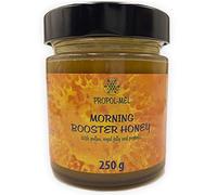Miel, gelee royale fraîche et pollen x 250 grammes. Morning booster, Propolis le meilleur bio-stimulateur pour le corps. Dynamisant et revitalisant des forces vitales du corps.