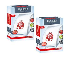Miele HyClean 3D Efficiency Sac à poussière type FJM, 8 sacs et 4 filtres