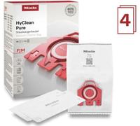 Miele Sacs aspirateur HyClean Pure FJM – 80% matières recyclées – Pack de 4 Rouge