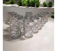 MIELIMON Lot de 12 verres à thé marocains en verre pour thé 150 ml Vert