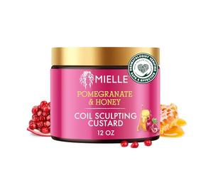 Mielle - Crème sculptante grenade et miel pour cheveux bouclés type 4, 340 g