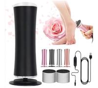 Mielle Glow Pied - Élimine En Douceur Les Callosités Et Les Rugosités De La Peau, Grâce À Ses Multiples Vitesses Réglables Et À Un Ensemble Complet D'accessoires (Noir)