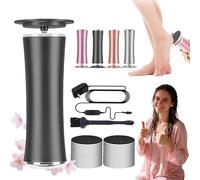 Mielle Glow Pied - Honey Glow Pied Mielle Ponceuse Pieds Électrique avec 60 Disques de Rechange, Râpe à Pieds pour Éliminer les Callosités et Peaux Mortes, Kit Pédicure Professionnel (Noir)