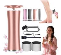 Mielle Glow Pied - Honey Glow Pied Mielle Ponceuse Pieds Électrique avec 60 Disques de Rechange, Râpe à Pieds pour Éliminer les Callosités et Peaux Mortes, Kit Pédicure Professionnel (Or)