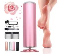 Mielle Glow Pied, Honey Glow Pied, Mielle Ponceuse sur Pied, Rapeuse Pieds Électrique Livré avec 60 Recharges de Tampons (Rose)