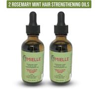 Mielle Organics Lot de 2 huiles de croissance à la menthe et au romarin pour renforcer le cuir chevelu et les cheveux