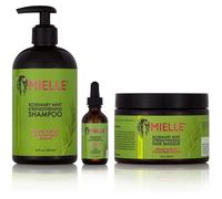 Mielle Organics Romarin Renforcè Shampooing & Masque & Scalp Huile pack 3