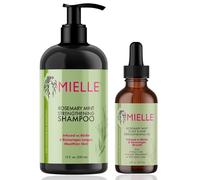 Mielle / Romarin et menthe fortifiante / Shampooing / Huile fortifiante pour le cuir chevelu et les cheveux / Offre / Coffret cadeau