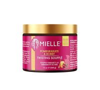 Mielle - Soufflé coiffant pour cheveux torsadés grenade et miel - Crème hydratante pour cheveux bouclés de type 4 - Hydrate & définit les boucles, 340 g (Pack de 1)