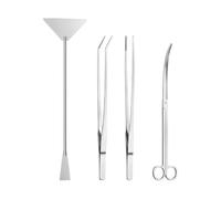 mientas para - 4 en 1 Limpiador de Acero Ino xidable | Herramie ntas para Pla ntar en Acuario - Para paisajismo de terrario, acuarios de agua dulce y salada, limpieza, bettas, camarones,