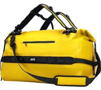 MIER Grand sac de sport imperméable avec dessus enroulable pour kayak, rafting, bateau, natation, camping, voyage, gym, plage, 60 l/80 l (jaune, 60 l)