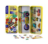 mierEdu Boîte de Jeu magnétique - Camions - Favorise la motricité et l'imagination - Idéal pour la Maison et comme Jeu de Voyage pour Enfants - Jouet magnétique pour Enfants à partir de 3 Ans