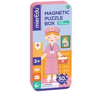 mierEdu Boîte de jeu magnétique pour infirmière à habiller - Favorise la motricité et l'imagination I Idéal pour la maison et le jeu de voyage pour enfants I Jouets magnétiques pour enfants à partir