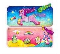 mierEdu Boîte de puzzle magnétique de voyage – Licornes