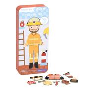 MIER EDU Puzzle Magnétique Mes Héros Pompier ME085