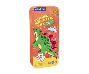 mierEdu ME Boîte à puzzle magnétique - Terre des dinosaures
