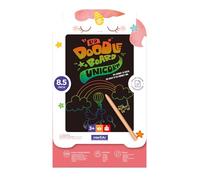 mierEdu Tableau d'écriture LCD pour Enfants Licorne 8,5 Pouces I Tableau de Peinture effaçable et réutilisable Tableau Magique par Simple Pression d'un Bouton I ECO Friendly INCL. Stylo en Bois